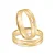 Par de alianças casamento Rini 4mm de ouro 18k  - Anel solitário Brinde - Imagem 2