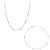 Kit colar choker e pulseira Bolinha feminina - PRATA 950 - Imagem 1
