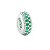 Berloque Separador de pulseira pandora Cravejado Verde - PRATA 925 - Imagem 1