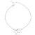 Pulseira feminina Dois Corações - PRATA 925 - Imagem 1