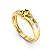 Anel Ouro 18K Formatura Oval com Detalhes - Imagem 2
