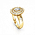 Anel Formatura feminino Oval Grande - Ouro 18K - Imagem 2