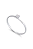 Anel Solitário ponto de luz - Prata 950 - Imagem 1
