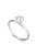 Anel Solitário ponto de luz - Prata 950 - Imagem 1