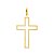 Pingente Unissex Crucifixo - Ouro 18k - Imagem 1