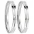 Par de Alianças Namoro Prata 950 Kida 3mm - Imagem 2