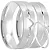 Par de alianças Love Sentiments 6mm de namoro + anel solitário prata 950 - Imagem 1