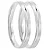 Par de Alianças Namoro Prata 950 Tiana 3mm - Imagem 2