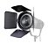 Fresnel com Colmeia e Bandeiras encaixe Bowens Nicefoto - Imagem 1