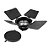 Fresnel com Colmeia e Bandeiras encaixe Bowens Nicefoto - Imagem 2