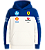 Moletom Ferrari Branco/Azul - Imagem 2