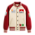 Moletom Varsity Marlboro 12 Vermelho/Off White (unissex) - Imagem 3