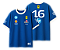 Camiseta Ferrari Charles Leclerc Monza Azul - Imagem 1