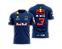 Camiseta Red Bull Racing Max Verstappen 3 Azul 2025 - Imagem 1