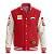 Moletom Varsity Marlboro 12 Off White/Vermelho (unissex) - Imagem 1