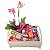 Cesta de Chocolate com Orquídea - Imagem 1