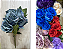 Buquê Artificial de Rosas – Ref. 93002 Flores com pétalas grandes e realistas, folhagem verde e caule reforçado. Cores: - Imagem 1