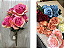 Buquê Artificial de Rosas Grandes – Ref. 93098 Cores: Pink, Vermelho, Azul, Pêssego, Branco e Rosa. - Imagem 1