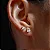 KIT BRINCO DUO GOTAS ZIRCÔNIA B. OURO 18K - Imagem 2