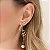 BRINCO ESPIRAL PÉROLA B. OURO 18K - Imagem 2