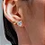 CONJUNTO CORAÇÃO ZIRCÔNIA 8MM B. OURO 18K - Imagem 3