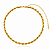 CHOKER CORDÃO BAIANO 5MM B. OURO 18K - Imagem 1