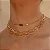 CHOKER PLAQUINHA BASIC B. OURO 18K - Imagem 2