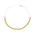 CHOKER ELOS RETANGULARES M B. OURO 18K - Imagem 1