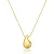 COLAR GOTA EM VIRGULA M B. OURO 18K - Imagem 1