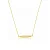 COLAR BARRA CLASSIC B. OURO 18K - Imagem 1