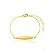 PULSEIRA BARRA CLASSIC B. OURO 18K - Imagem 1