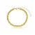 PULSEIRA ELOS RETANGULARES M B. OURO 18K - Imagem 1