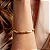 PULSEIRA ELOS RETANGULARES M B. OURO 18K - Imagem 2