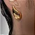 BRINCO GOTA EM VIRGULA B. OURO 18K - Imagem 2