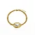 PULSEIRA OVAL PEROLADA B. OURO 18K - Imagem 1