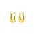 BRINCO ARGOLA ARTICULADA GOTA M B. OURO 18K - Imagem 1