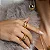 ANEL FIO DUPLO LISO B. OURO 18K - Imagem 2