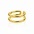 ANEL FIO DUPLO LISO B. OURO 18K - Imagem 1