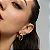 BRINCO ARGOLA FIOS TRIPLO LISO B. OURO 18K - Imagem 2