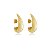 BRINCO GOTA ALONGADA P B. OURO 18K - Imagem 1