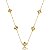 CHOKER TREVO ONÇA B. OURO 18K - Imagem 1