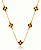 CHOKER TREVO ONÇA B. OURO 18K - Imagem 1