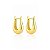 BRINCO ARGOLA ARTICULADA GOTA G B. OURO 18K - Imagem 1