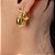 BRINCO ARGOLA ARTICULADA GOTA G B. OURO 18K - Imagem 3