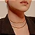 CHOKER ELOS CARTIER COM INTERCALO B. OURO 18K - Imagem 2