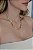 COLAR MEDALHAS COM PONTO DE LUZ B. OURO 18K - Imagem 2