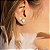 KIT BRINCO DUO TREVO BRANCO 7MM, 9MM B. OURO 18K - Imagem 2