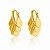 BRINCO ARGOLA ARTICULADA BOREAL MEDALHAS B. OURO 18K - Imagem 1