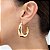 BRINCO ARGOLA CONTOUR B. OURO 18K - Imagem 2
