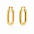 BRINCO ARGOLA FRAME B. OURO 18K - Imagem 1